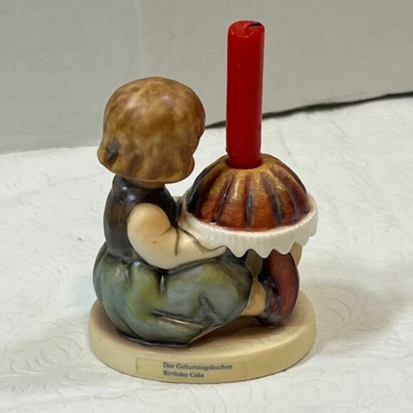 Vintage Goebel Hummel Porcelain Girl Birthday Cake Figurine #338 - Picture 2 of 15
